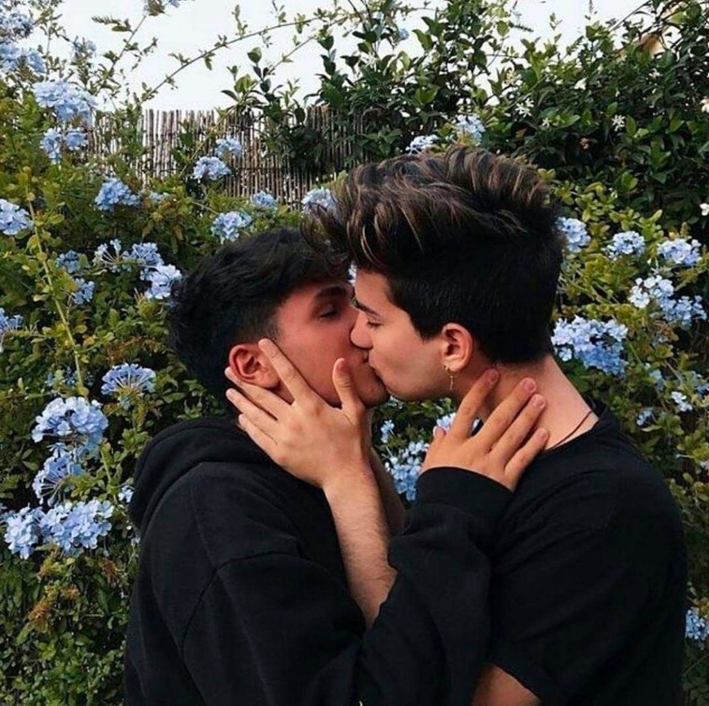 Cute gay couple