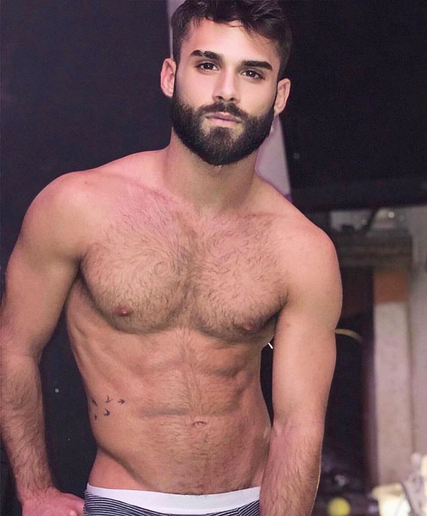 Hot and gay hairy men