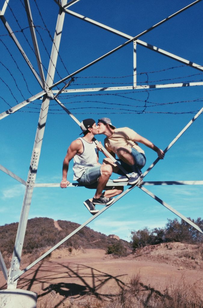 Gay men in a Beautiful Day