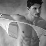 Hot gay men taking of their underwear