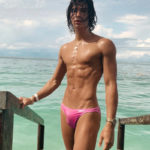 Hot and sexy skinny gay friendly man